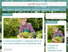 Tablet Screenshot of gardeningworld.org
